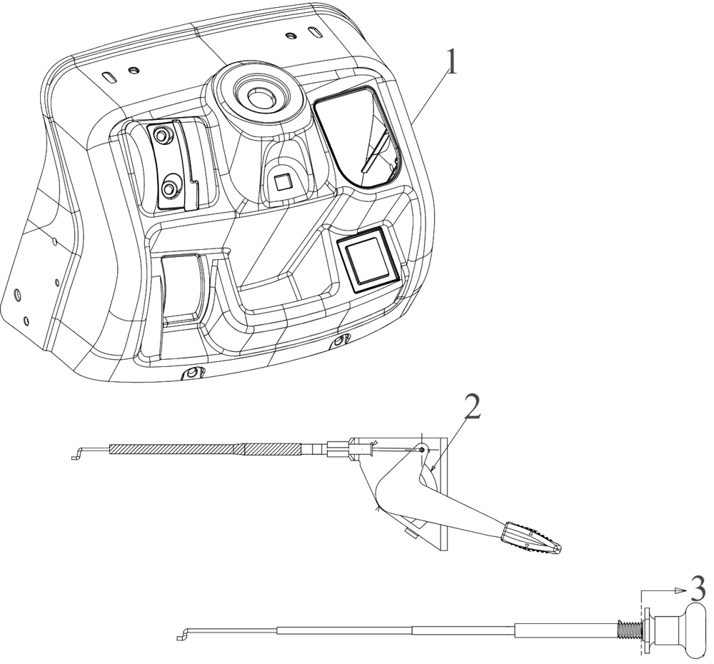 Dash-Upper Diagram and Parts List for 679-46 (13BJ77KT345)(2021) Yard Machines Lawn Tractor